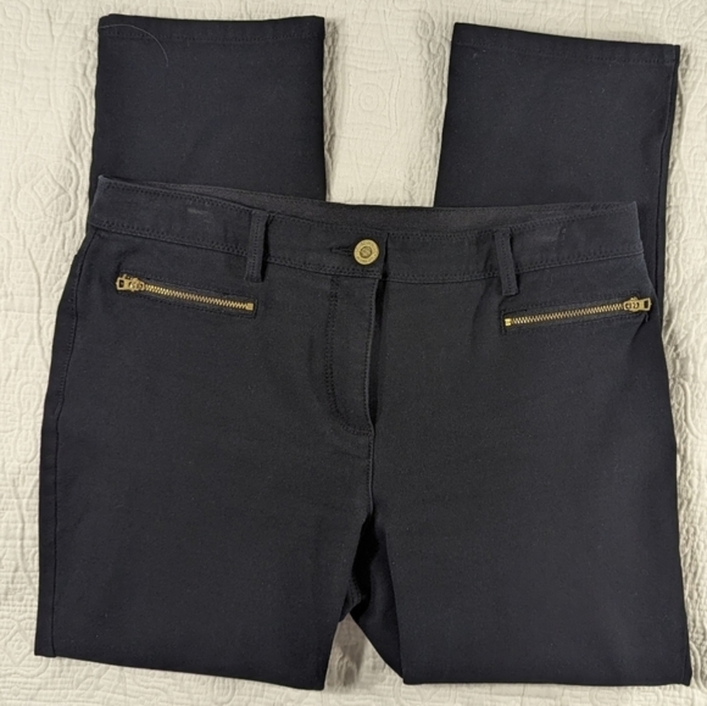Chico's So Slimming Stretch Ankle/Cropped‎ Pant Black Size 0.5 (Sm 6) - Picture 15 of 15